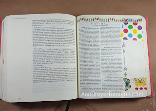 Bible Journaling tutorial Christmas nativity by Ann Dreyer Designs