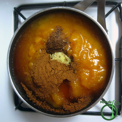 Morsels of Life - Spiced Pumpkin Butter Step 2 - Combine all materials and simmer until thickened, stirring occasionally.