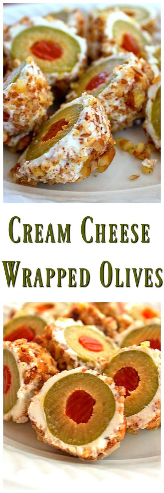 Cream Cheese Wrapped Olives Kitchen Needed