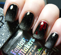 nail halloween nails zombie blood matte spooky haunting manicures pointless cafe kept finish fancy around deciding playing