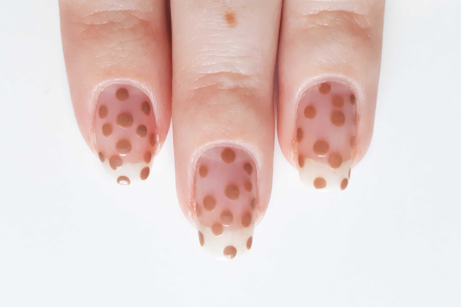 Tutorial Fall Leaf Inspired Dotticure Nail Art Manitober Puderperlen