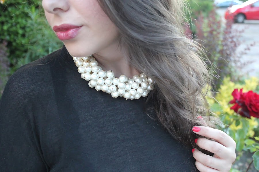 DIY Collar de perlas inspiración Chanel / DIY Pearl Necklace 