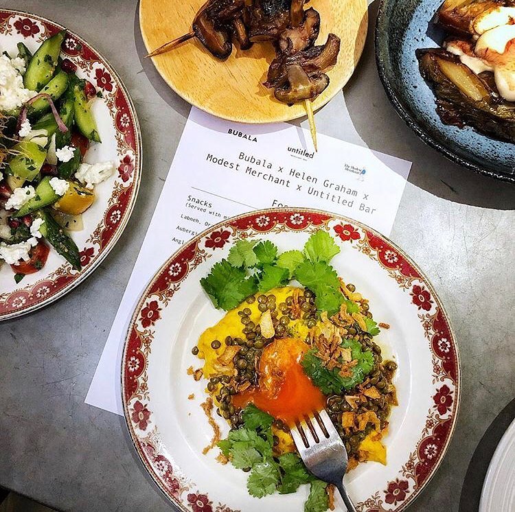 London Pop-ups: Bubala's Vegetarian Middle Eastern Feast at Untitled