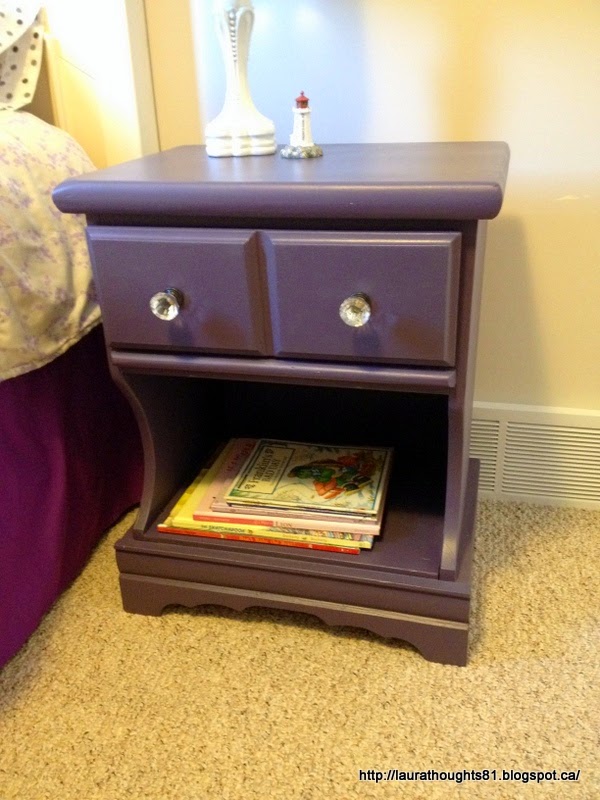Laura Thoughts Bedside Table Redo