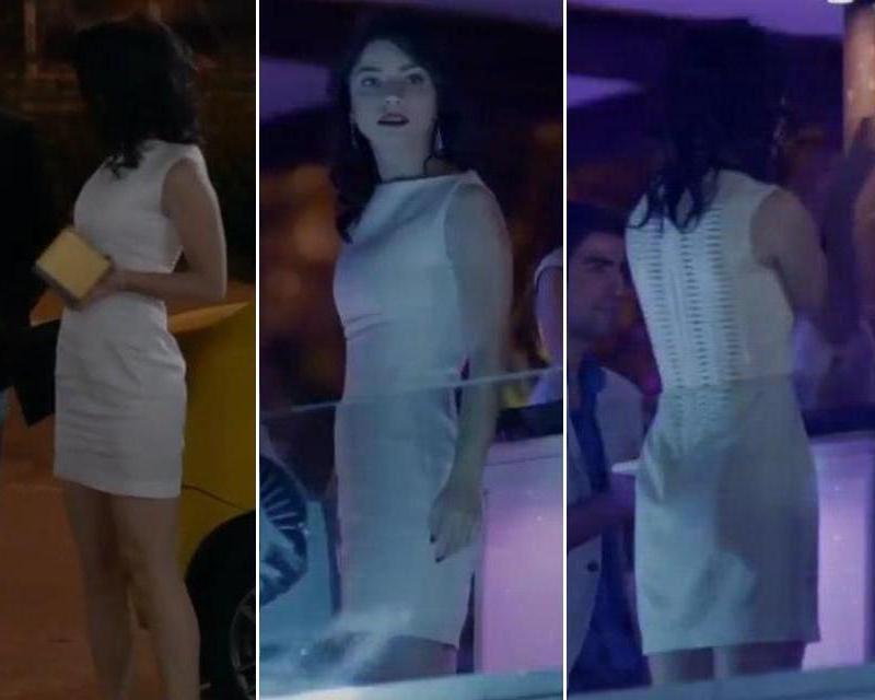 Dizilerde Kim, Ne Giymiş ?? Kuzey Güney Merve Boluğur, Beyaz Elbise