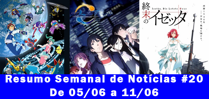 In Anime we Trust: Resumo Semanal de Notícias #29: De 25/07 a 31/07