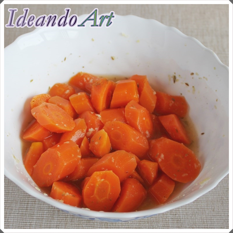 Zanahorias aliñadas
