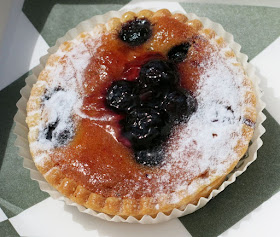 Baker D Chirico, Carlton, blueberry frangipane tart
