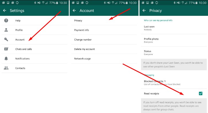 Cara Menghilangkan Centang Biru Di Whatsapp Potret Alam