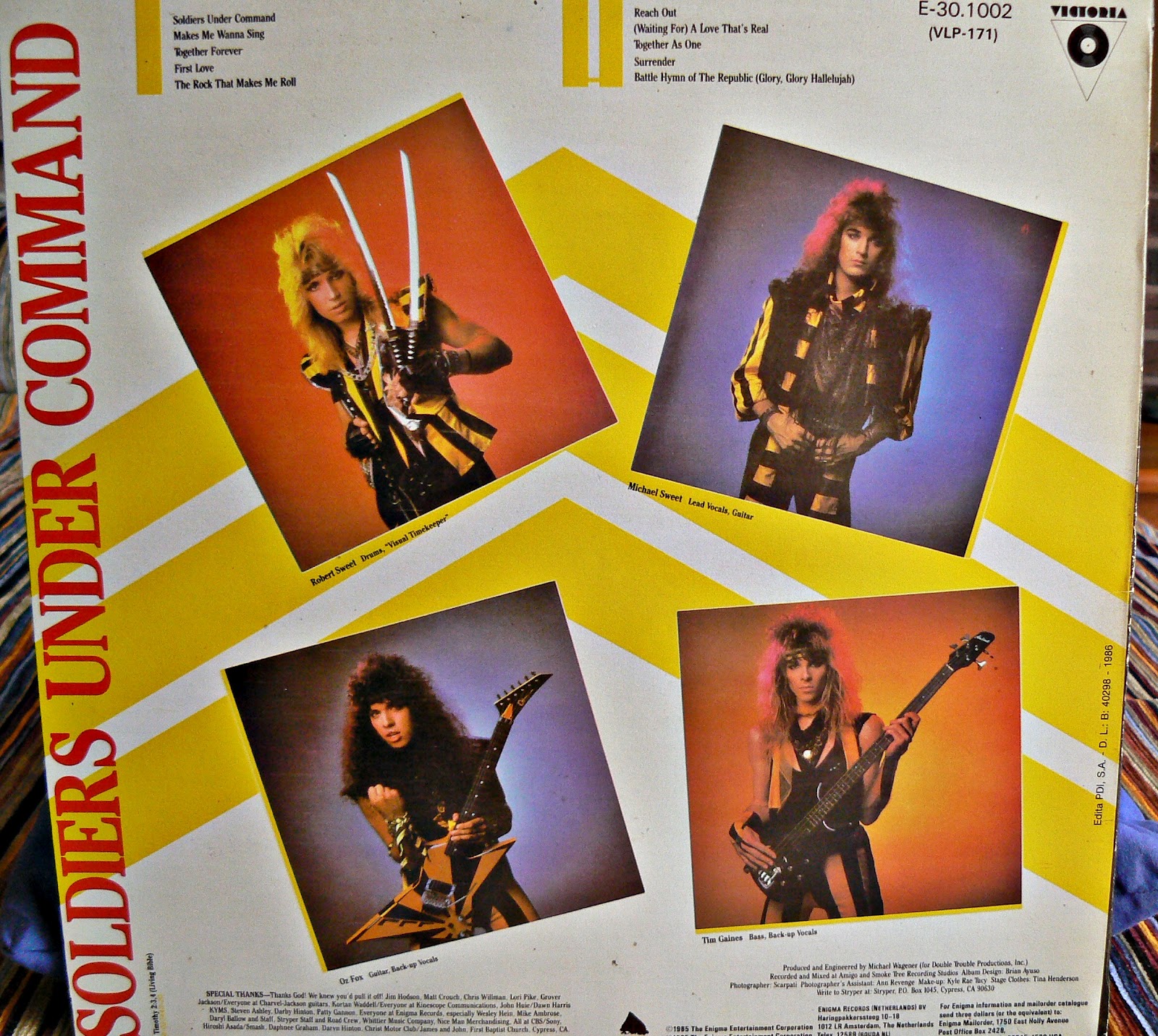 Stryper Soldiers under command (1985)