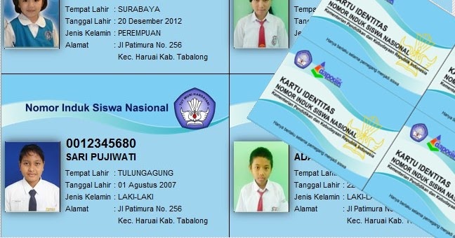 Aplikasi Cetak Kartu Nisn Model Gres Berbasis Dapodik INFOKU