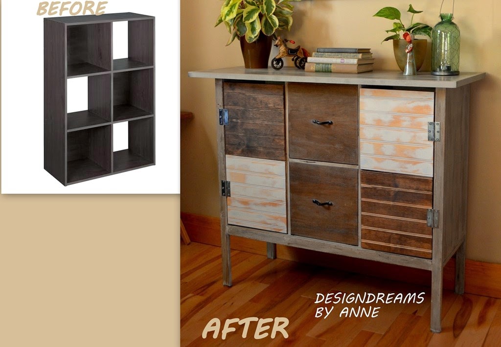 DesignDreams by Anne Turn a Cube Storage Piece into an Amazing Console
