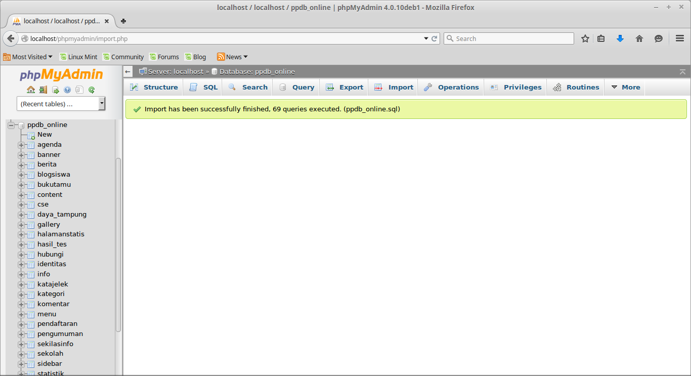 Localhost 1.1. Localhost. cms терминал. где найти локалхост.