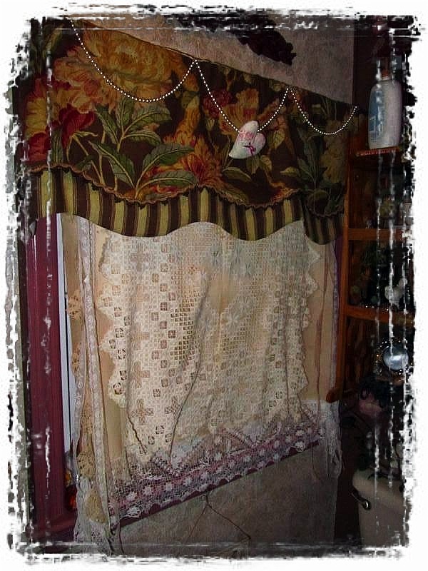 Lemoncholy's flight of fancy boho bathroom curtain