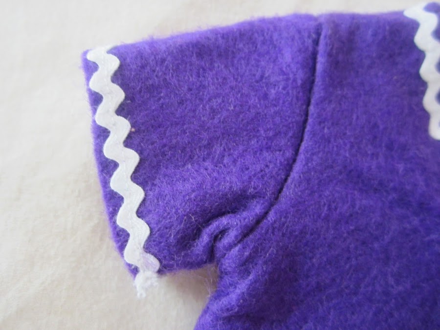 mis nancys, mis peques y yo, vestido facil nancy fieltro detalle manga picunela