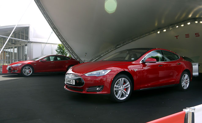 First right-hand-drive Model S EVs