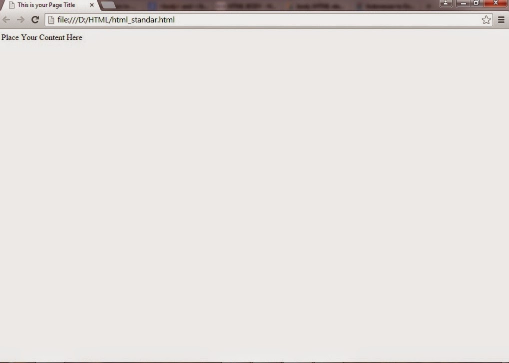 Learn Basic HTML As Standard Language To Create Web Page | Computer ...