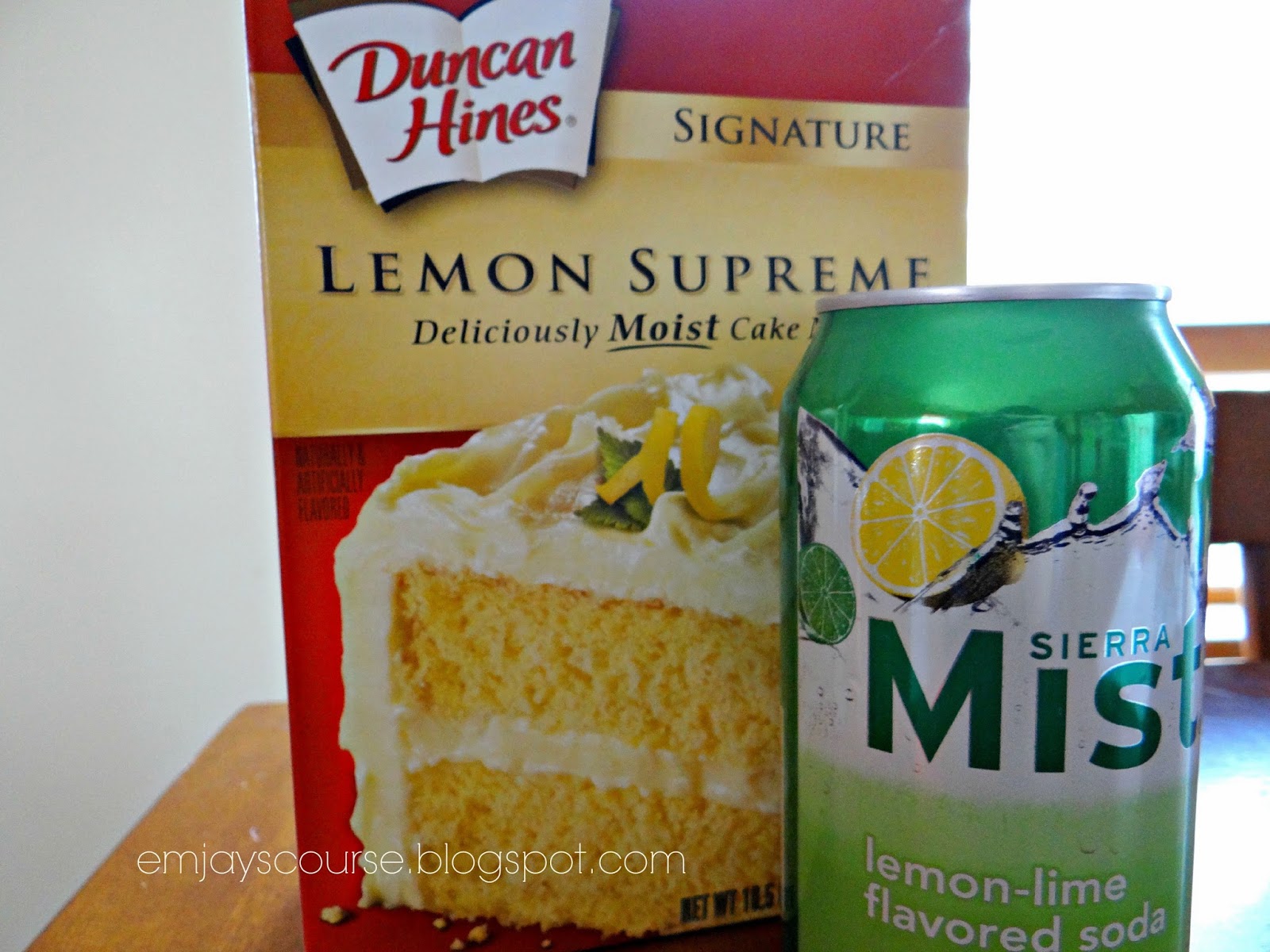 emjay's course 2Ingredient Lemon Cake + Condensed Milk Glaze