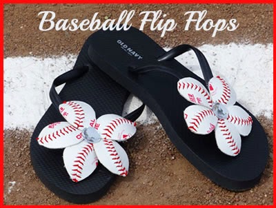 Baseball Flip Flops