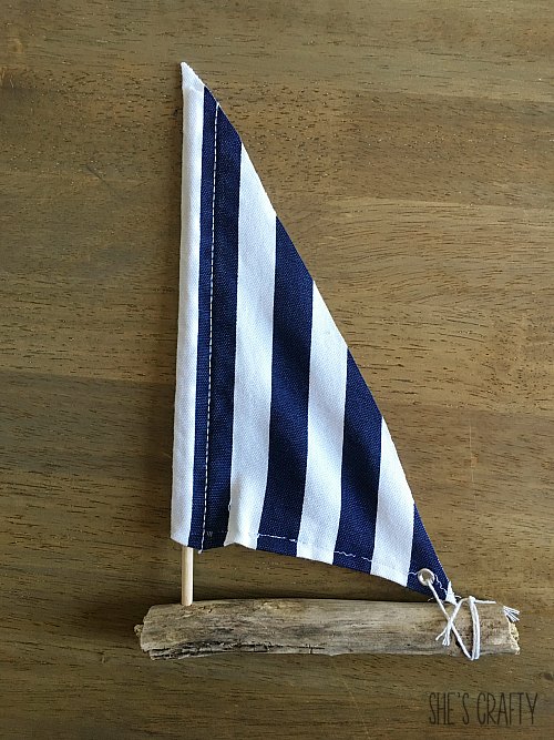How to make a DIY sailboat from driftwood