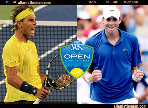 Rafael Nadal vs John Isner in Cincinnati Finals