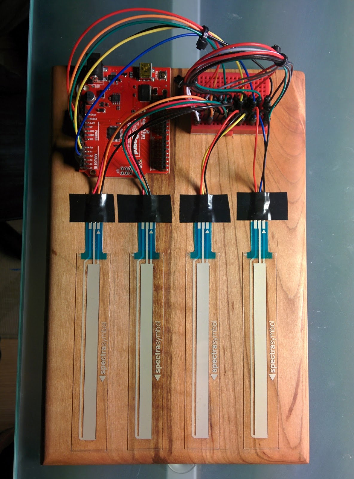 MATRIXSYNTH SoftPotEvolver (a DIY ribbon controller for the DSI Evolver)