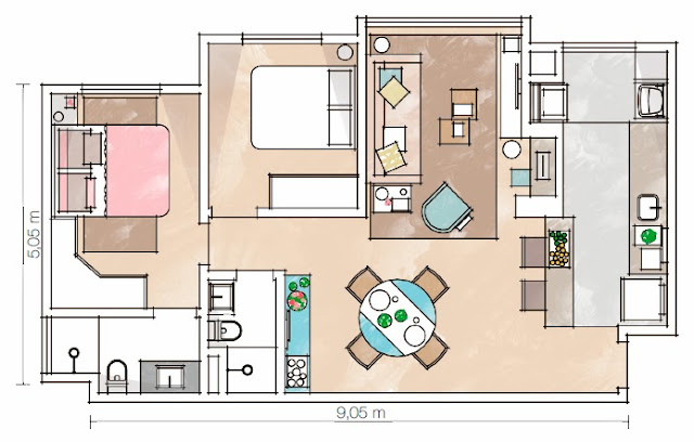 Sonho realizado: um apartamento decorado lindo 70 m² apartamento-decorado-sonho-realizado