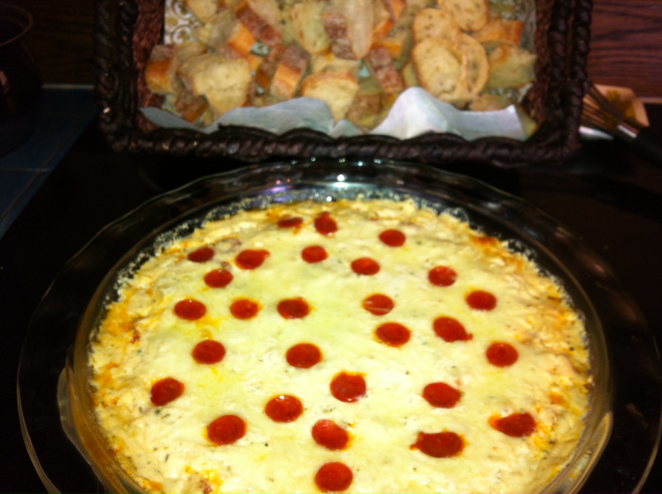 Live * Laugh * Eat White Pizza Dip