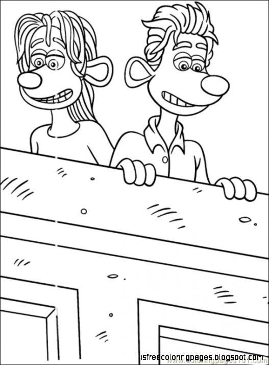 Flushed Away Coloring Pages
