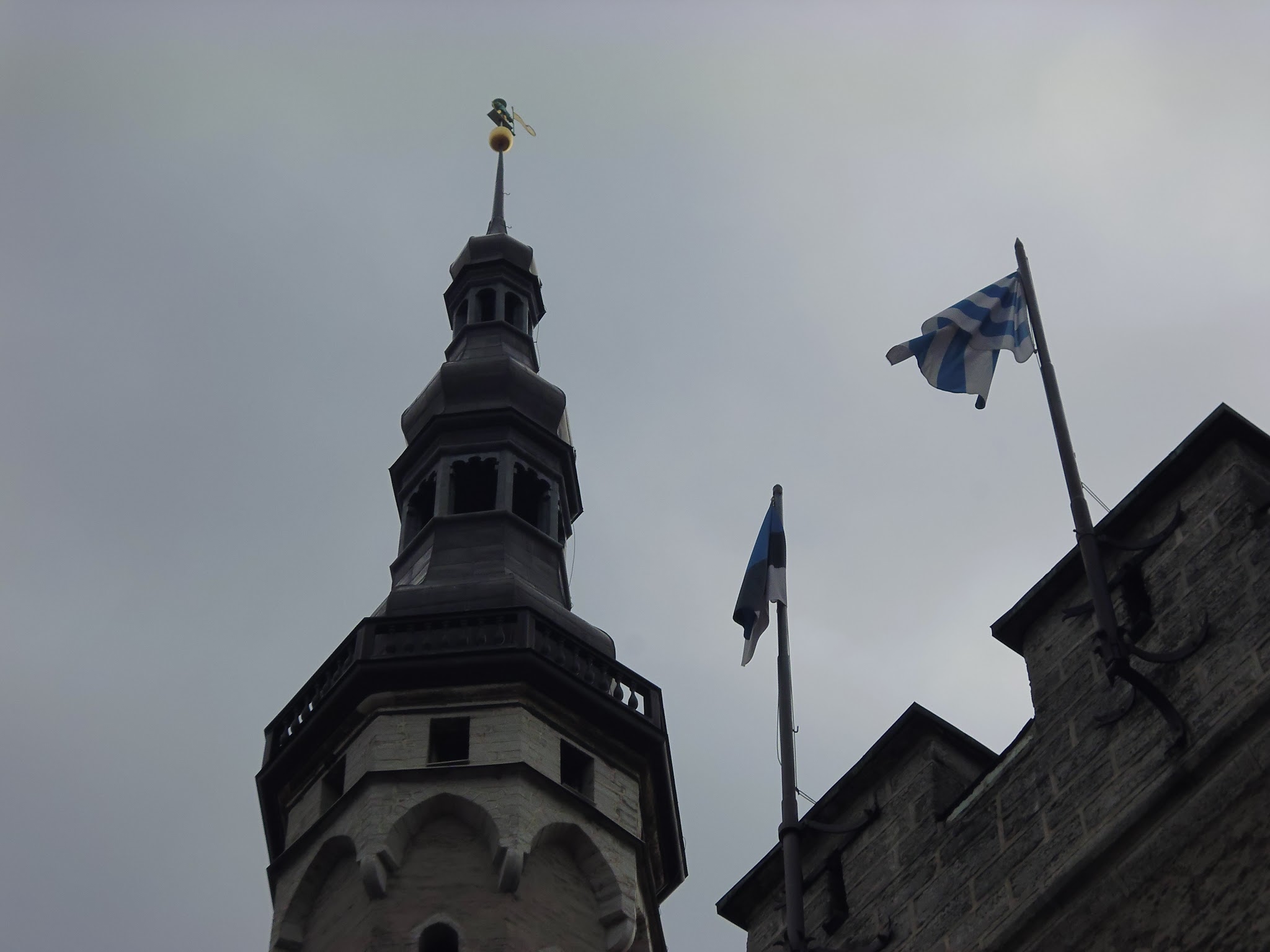 Vana Toomas, la veleta que corona la torre del Ayuntamiento de Tallinn (Estonia) (@mibaulviajero)