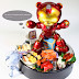 Custom Build: HGBF 1/144 Beargguy Family Iron Man and Marble ver. + Diorama