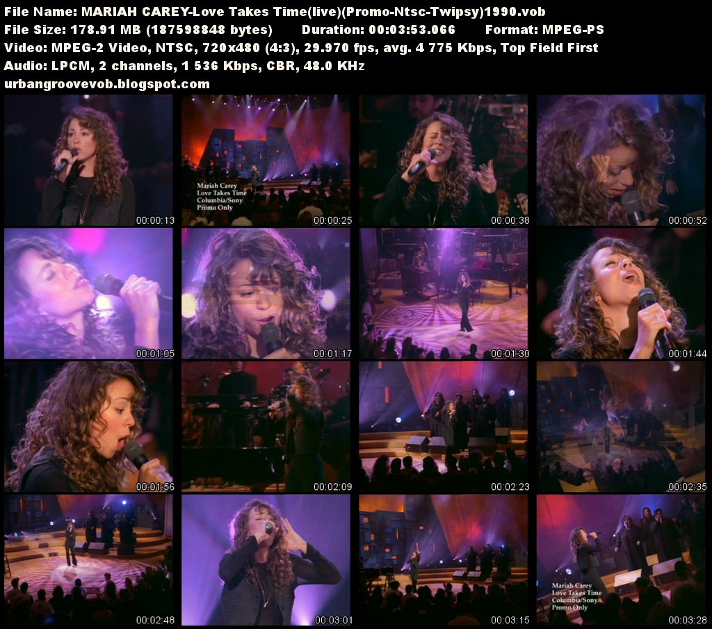 Urban Groove Vob Collection Mariah Carey Love Takes Time(Live) (1990)