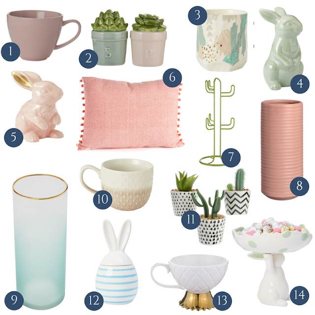 spring 2018 style accessories decor for your home for less than £20 on the high street