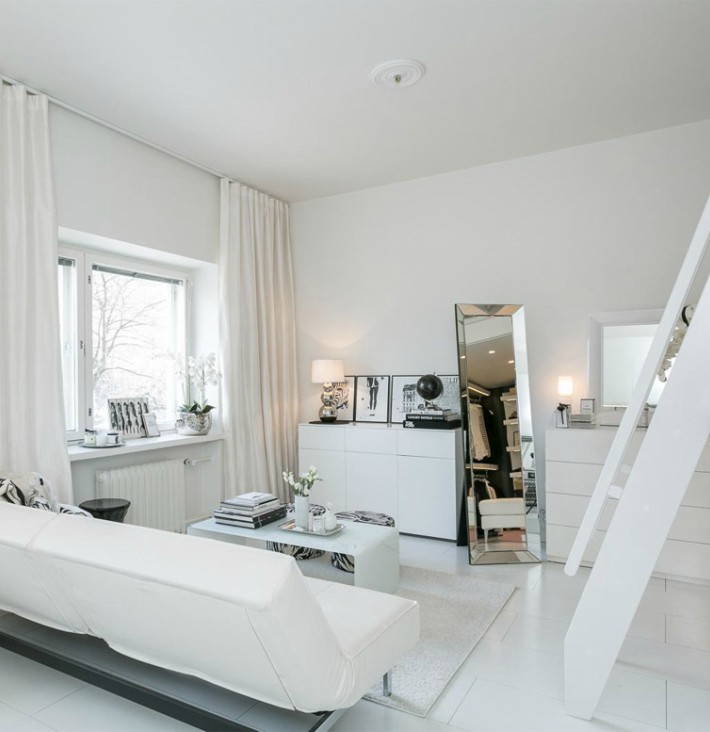 Increíble vestidor en un mini loft