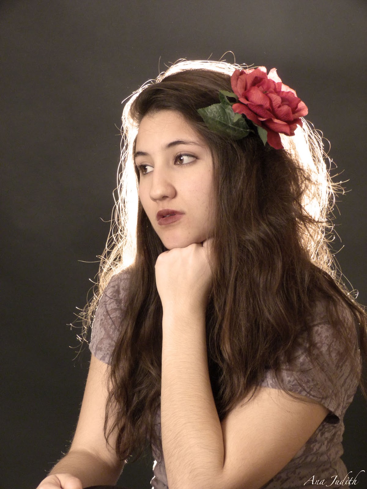 NHS Photography photoshoot (rim light hair)