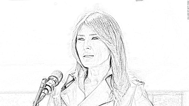 Melania Trump coloring pages coloring.filminspector.com