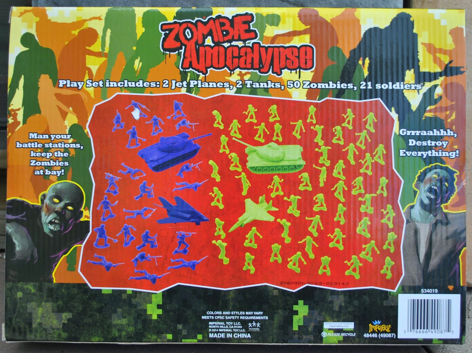Fantasy Toy Soldiers Imperial Toys Zombie Responders v. Zombies