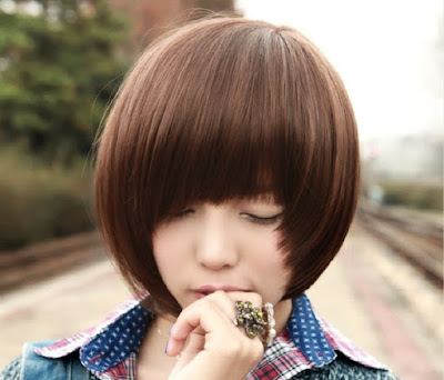Model Rambut Pendek Wanita Ala Korea