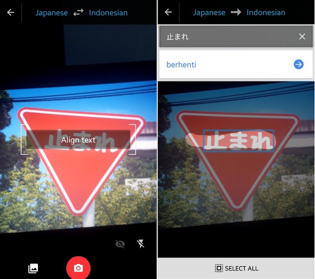 Translating a Foreign Language Using the Camera iPhone & Android