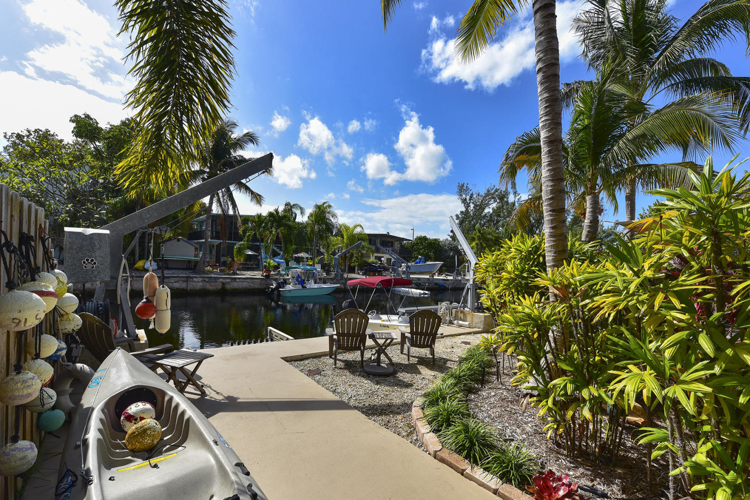 Real Estate in the Florida Keys CBS canal front pool home in