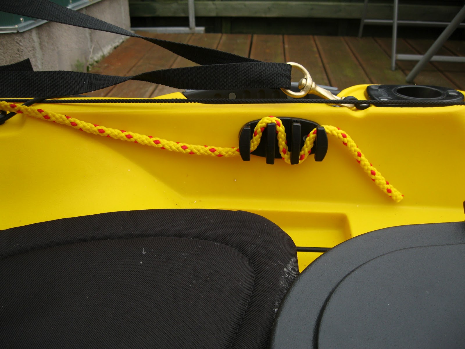 South West Kayak Fishing Anchor Trolley Set Up