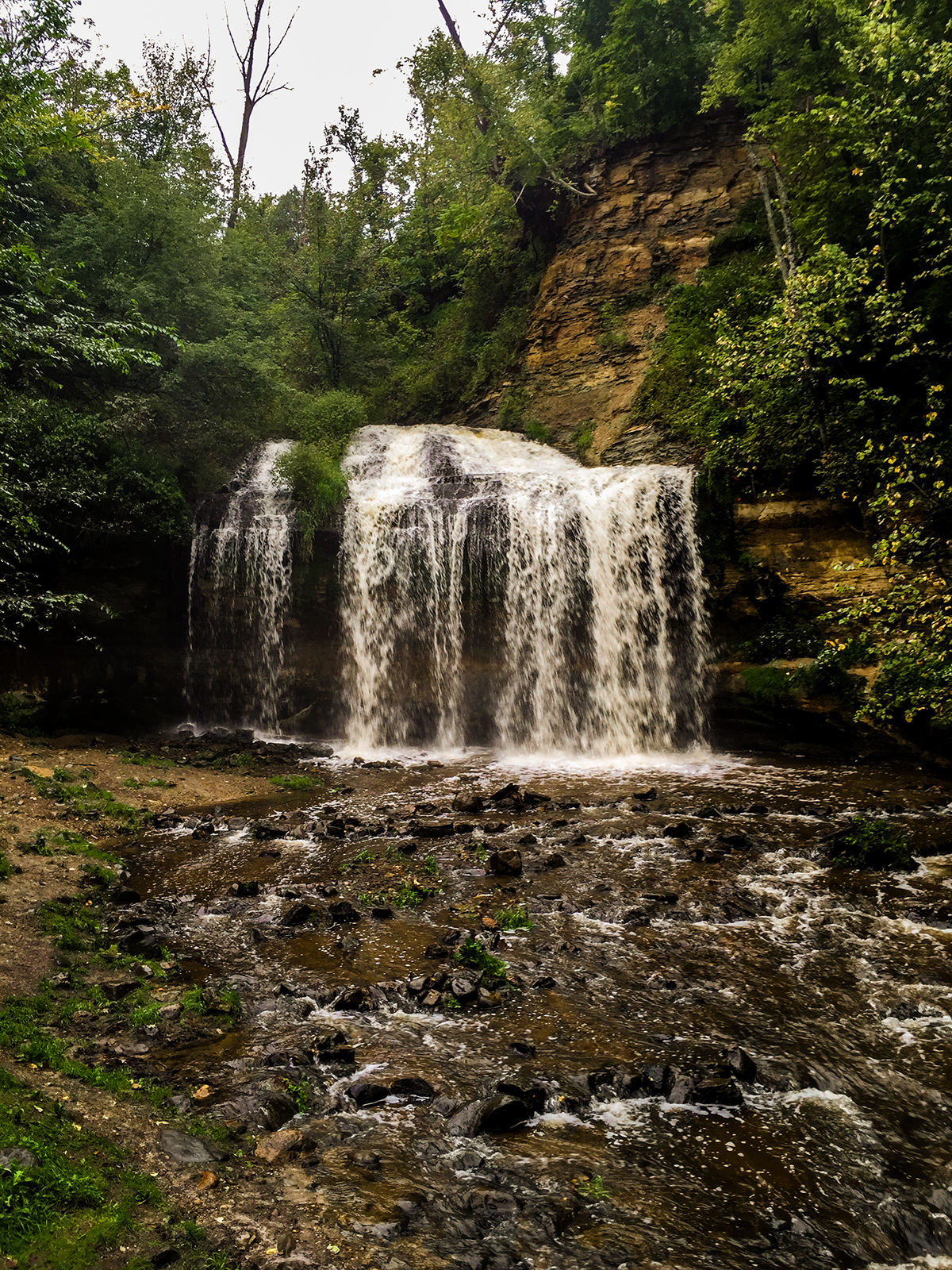 Wisconsin Explorer Hiking To Cascade Falls And Eagle Bluff In