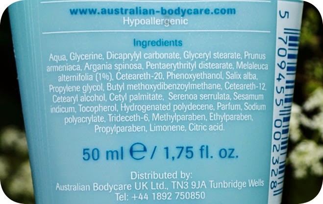 Pekkadillo mild Forhøre Australian Bodycare : Tea Tree Oil Balancing Face Cream - DB Reviews - UK  Lifestyle Blog