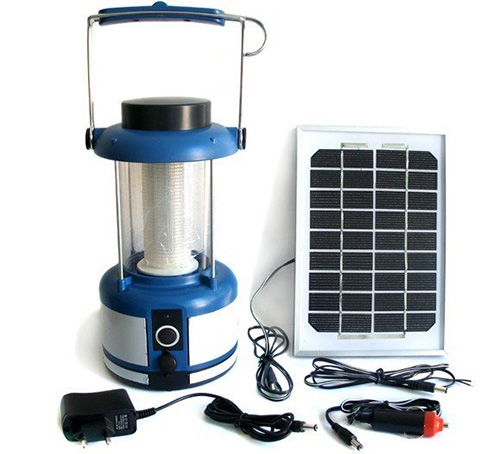 Lampe Solaire Portable Rechargeable, Lampe De Camping Extérieure