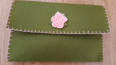 embellished felt clutch embellished felt clutch