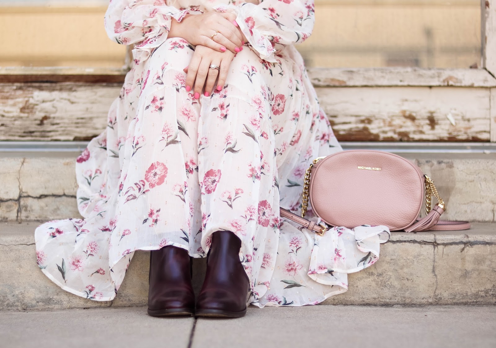 Floral Maxi Dress for Fall