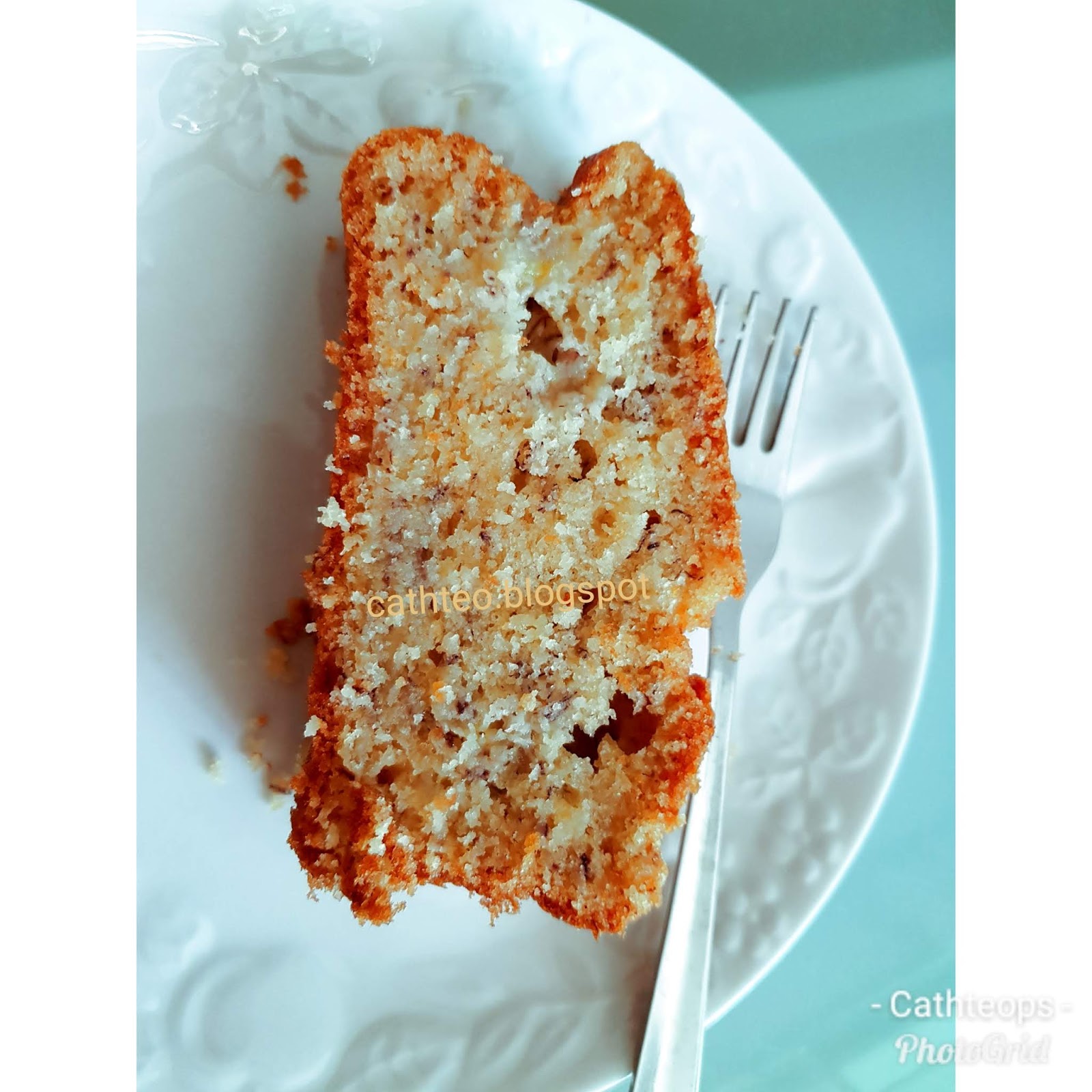 Catherine's Cooking cathteops Banana Cake (using oven toaster)