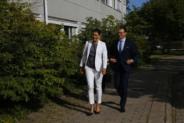 Crown Princess Victoria of Sweden and Prince Daniel of Sweden visited Swetox (Swedish Toxicology Sciences Research Center)