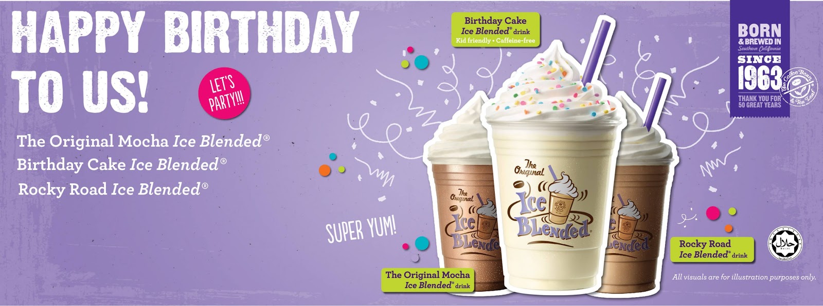 The Coffee Bean 50th Birthday New Menu & Special Drinks in Malaysia Outlet