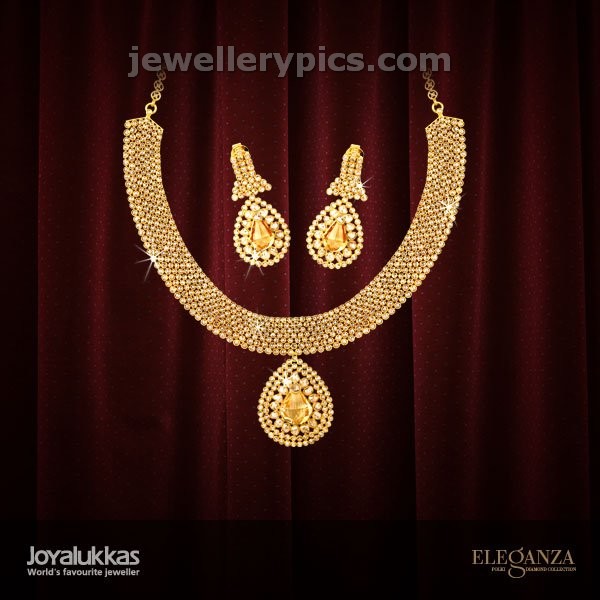 jewelry: Beautiful joyalukkas gold necklace designs ...